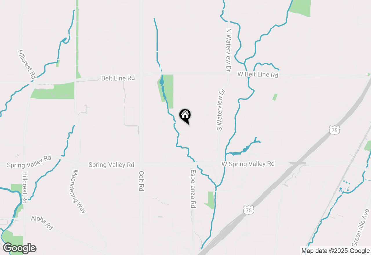 Map of 821 Dublin Drive #183, Richardson, TX 75080