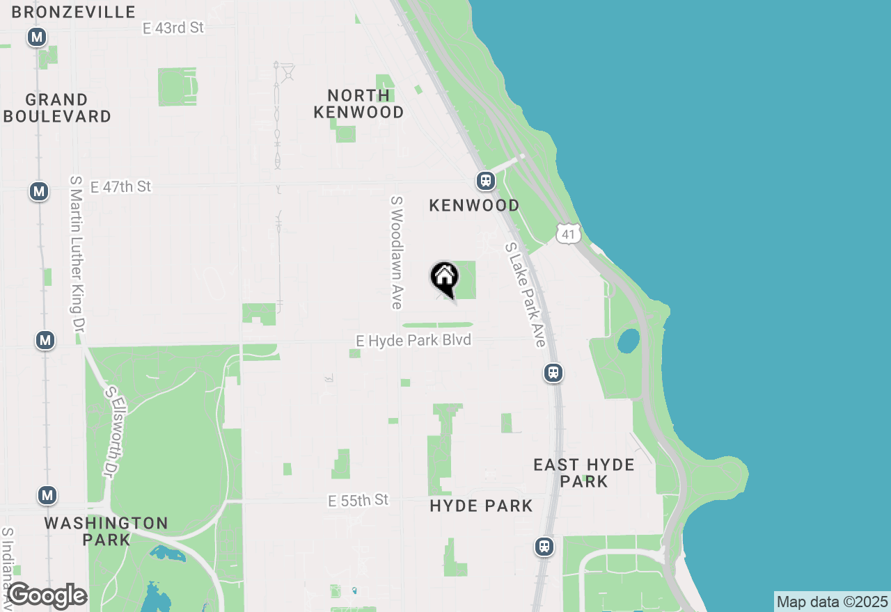 Map of 1329 E 50th Street, Chicago, IL 60615