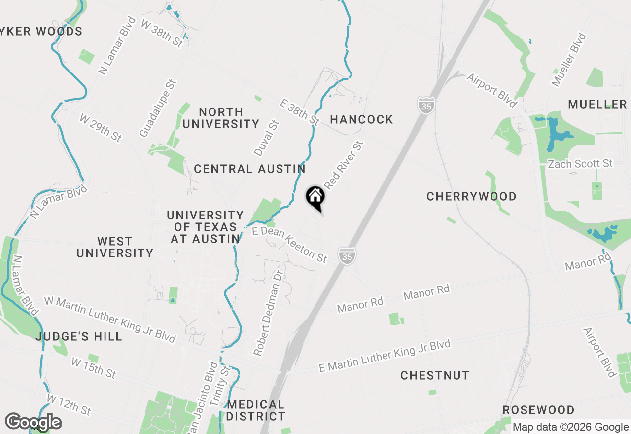 Map of 3110 Red River St #C-304, Austin, TX 78705