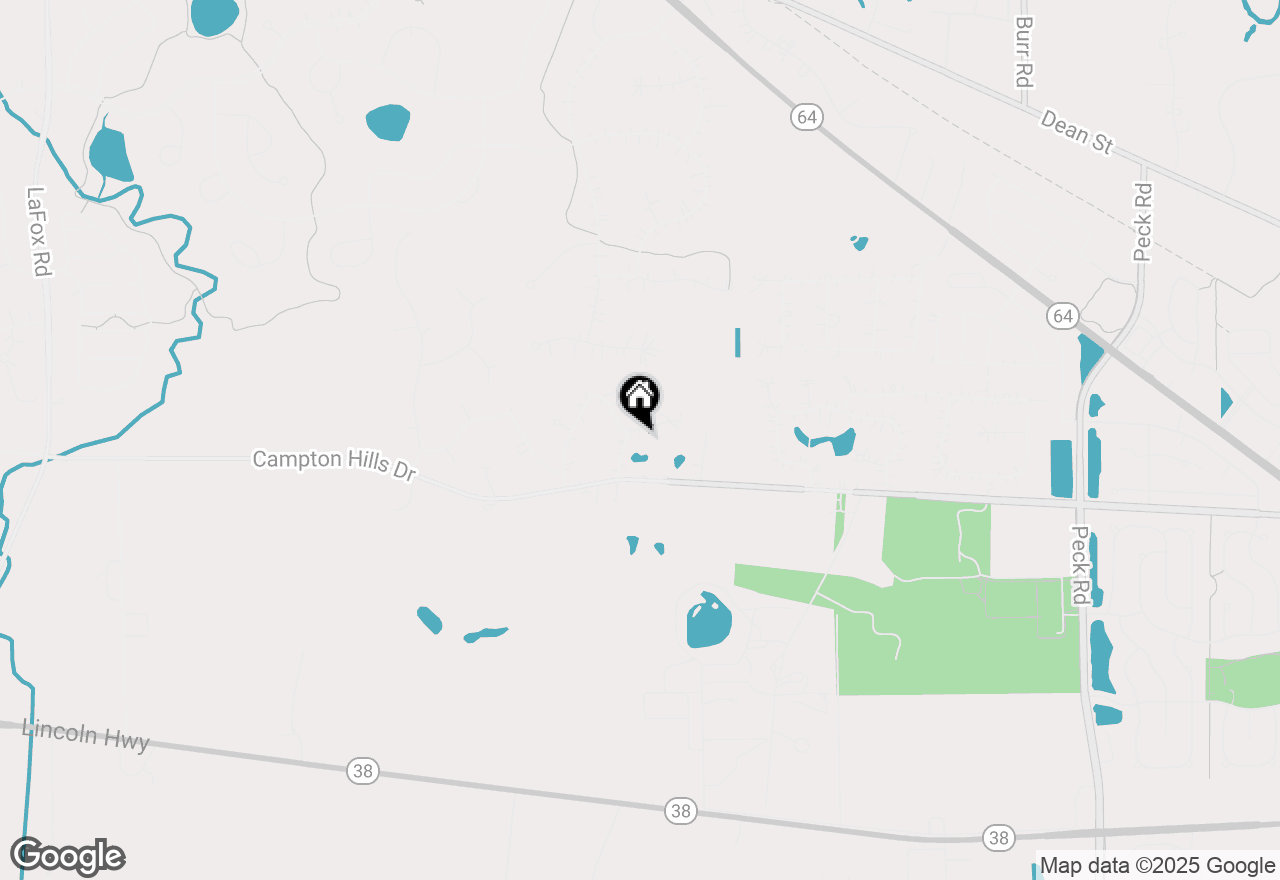 Map of 39W207 Happy Hills Road, St. Charles, IL 60175