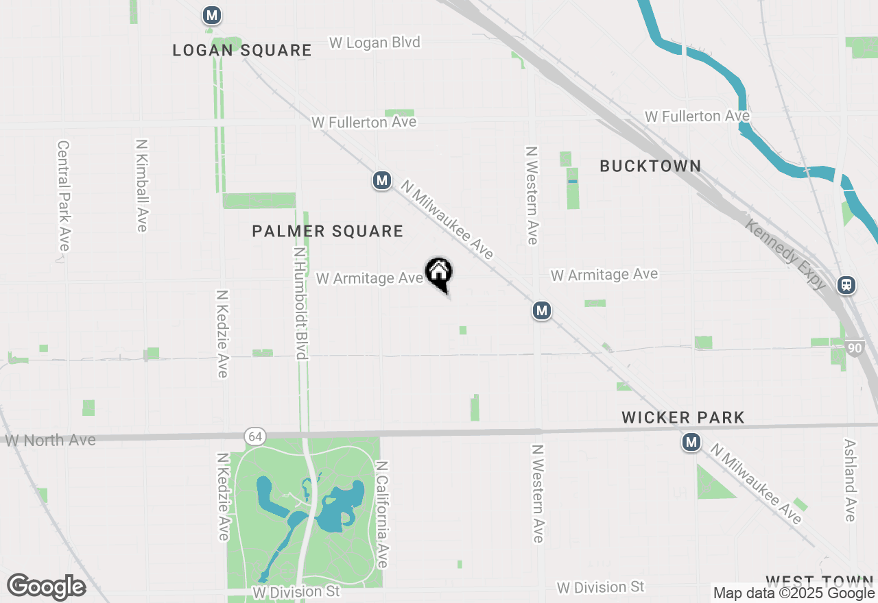 Map of 2629 W Homer Street, Chicago, IL 60647