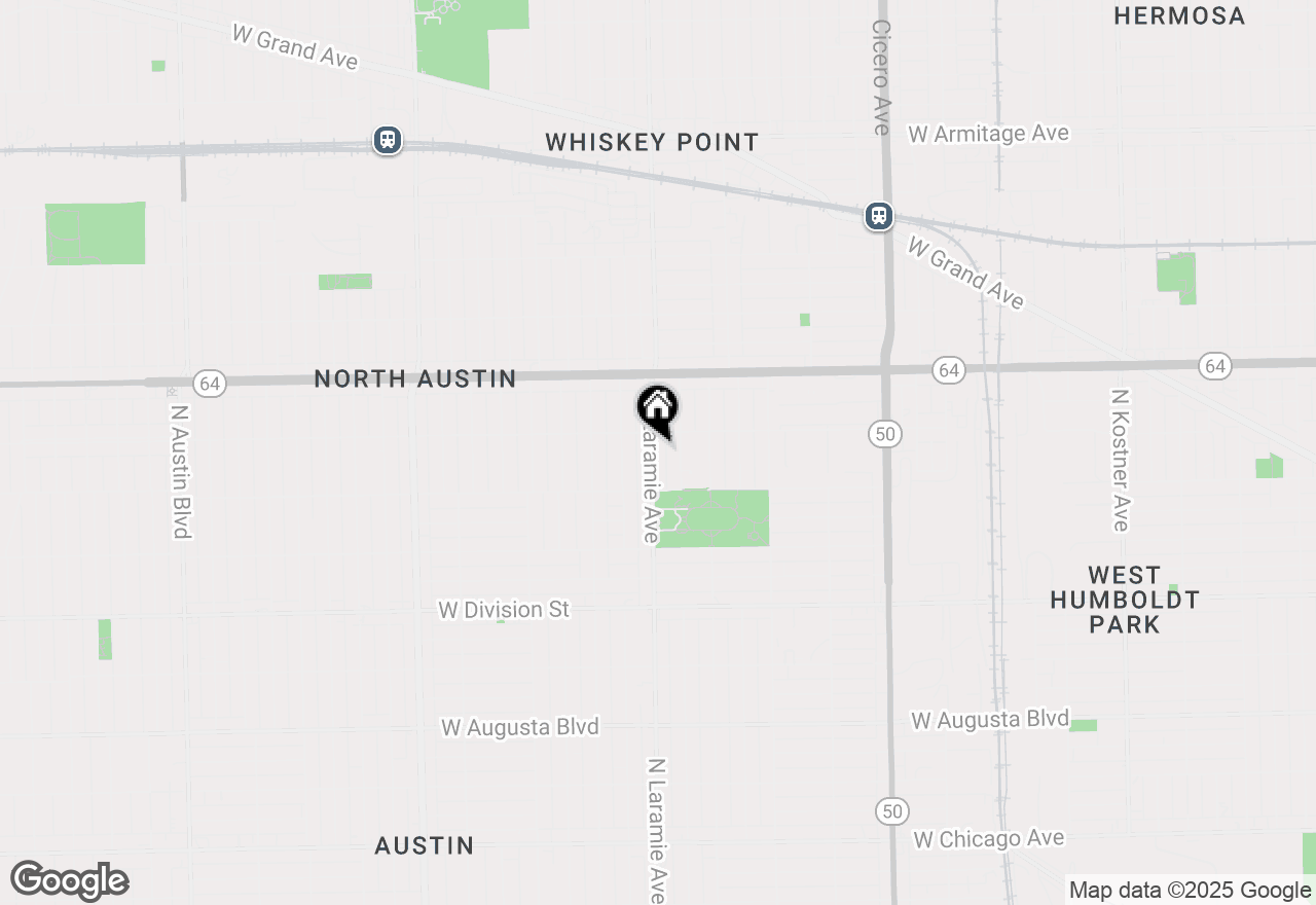 Map of 1439-41 N Laramie Avenue, Chicago, IL 60651