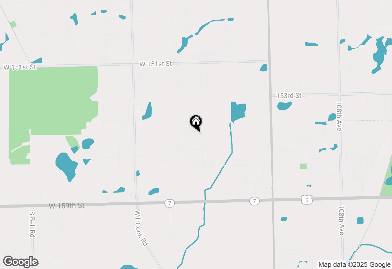 Map of 15501 116th Court, Orland Park, IL 60467