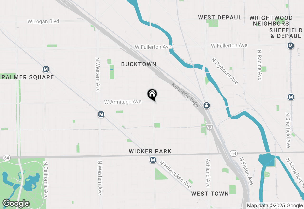 Map of 1948 N Damen Avenue, Chicago, IL 60647