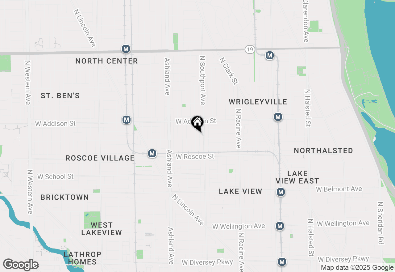 Map of 3509 N Janssen Avenue, Chicago, IL 60657