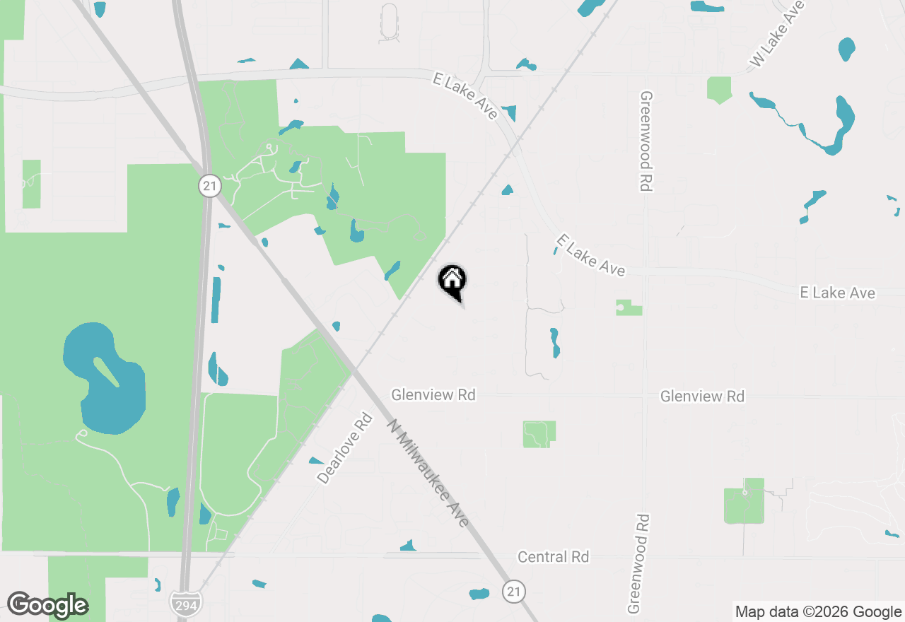 Map of 3843 Springdale Avenue, Glenview, IL 60025