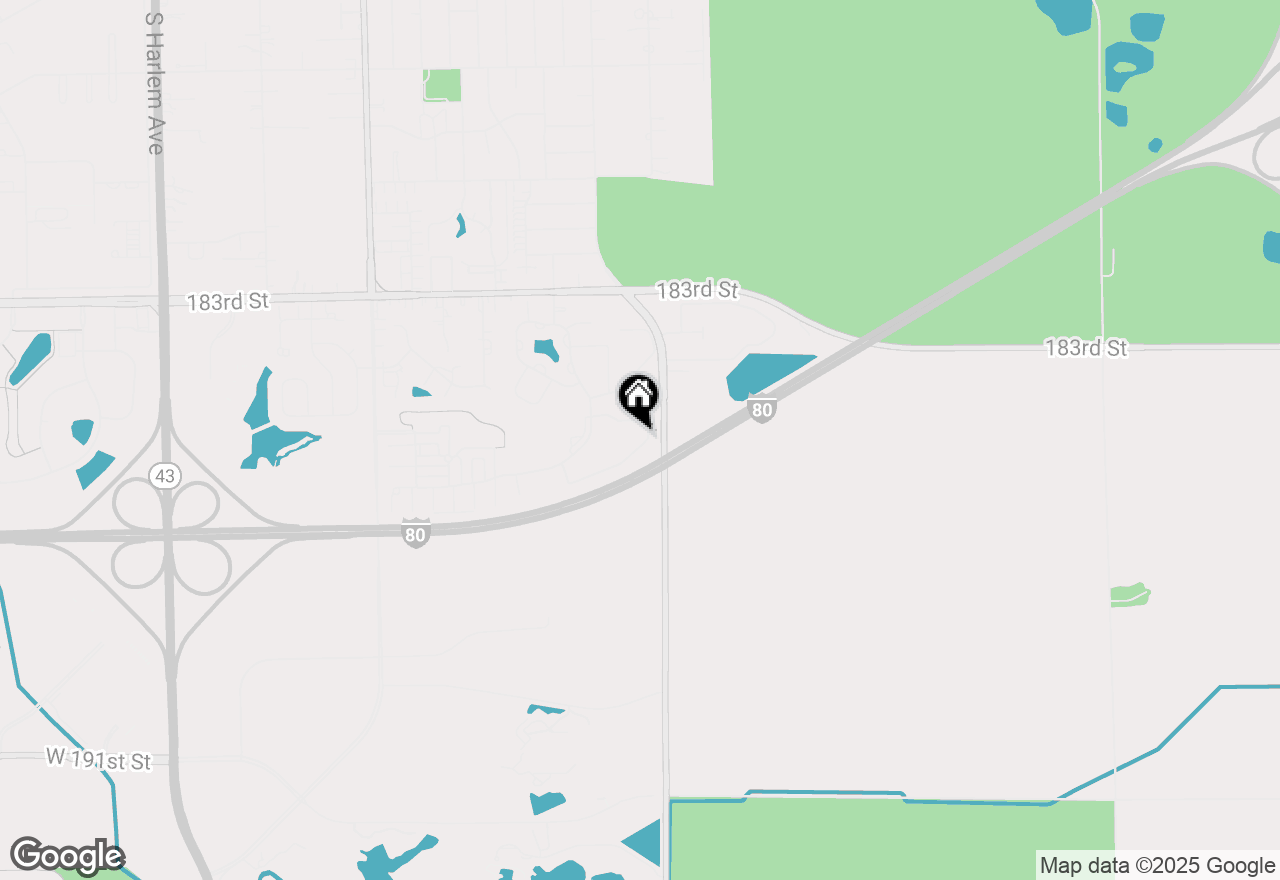 Map of 6500 Pine Trail Lane #2, Tinley Park, IL 60477