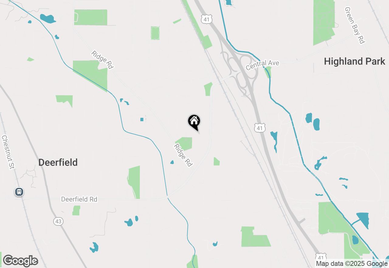 Map of 1782 Richfield Avenue, Highland Park, IL 60035