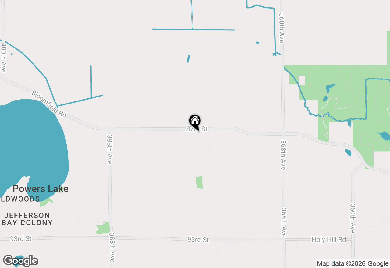 Map of 8716 378th Ave, Burlington, WI 53105