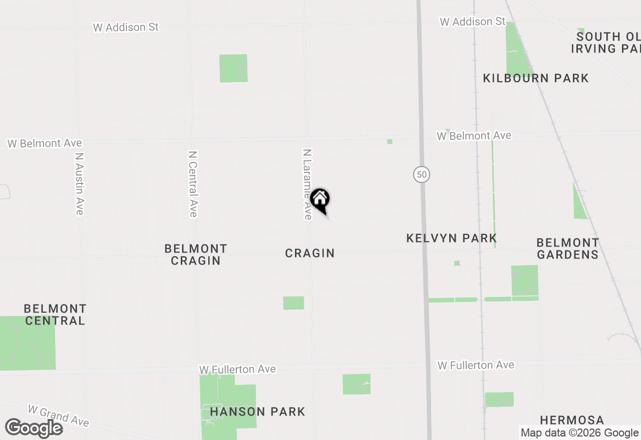 Map of 5136 W George Street, Chicago, IL 60641