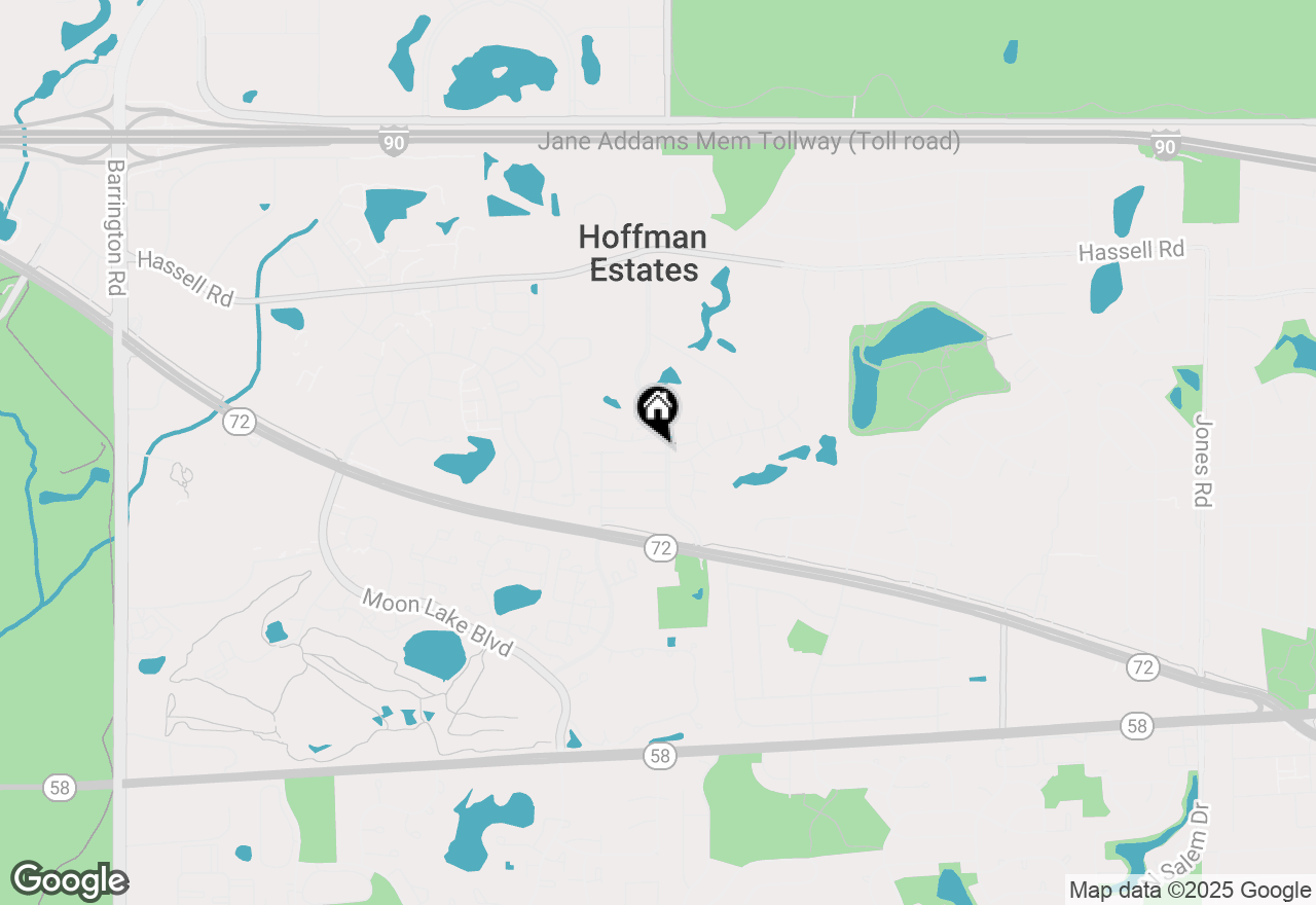 Map of 1722 Fayette Walk #A, Hoffman Estates, IL 60169