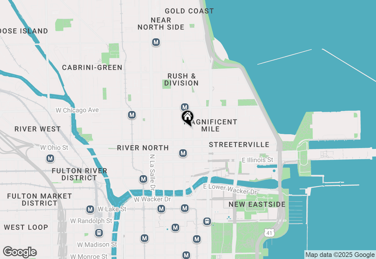 Map of 2 E Erie Street #3112, Chicago, IL 60611