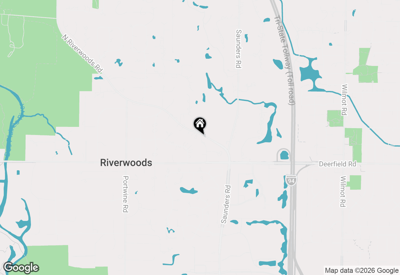 Map of 6 Big Oak Lane, Riverwoods, IL 60015