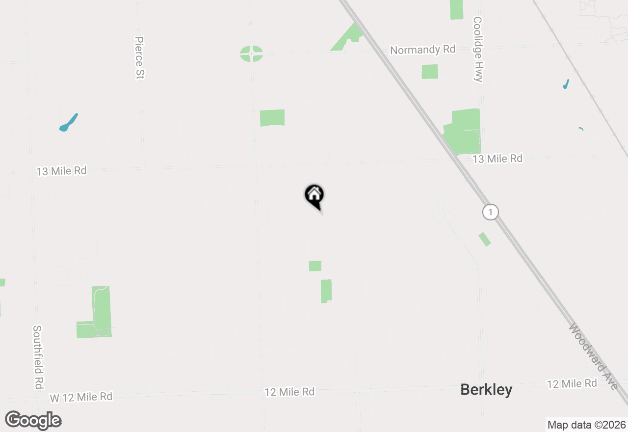 Map of 3254 Garden Avenue, Royal Oak, MI 48073