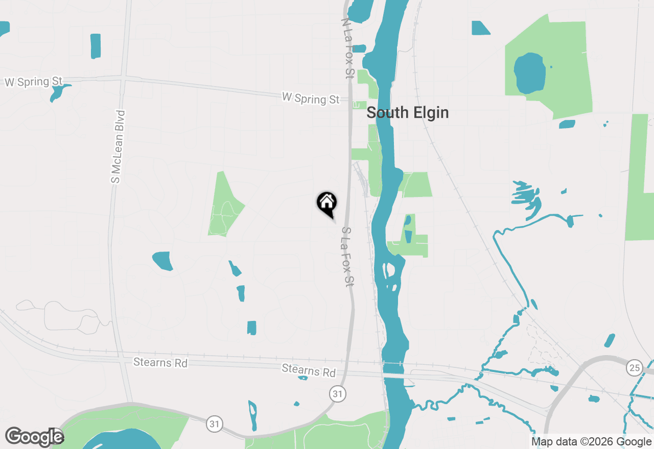 Map of 350 Windsor Court #B, South Elgin, IL 60177