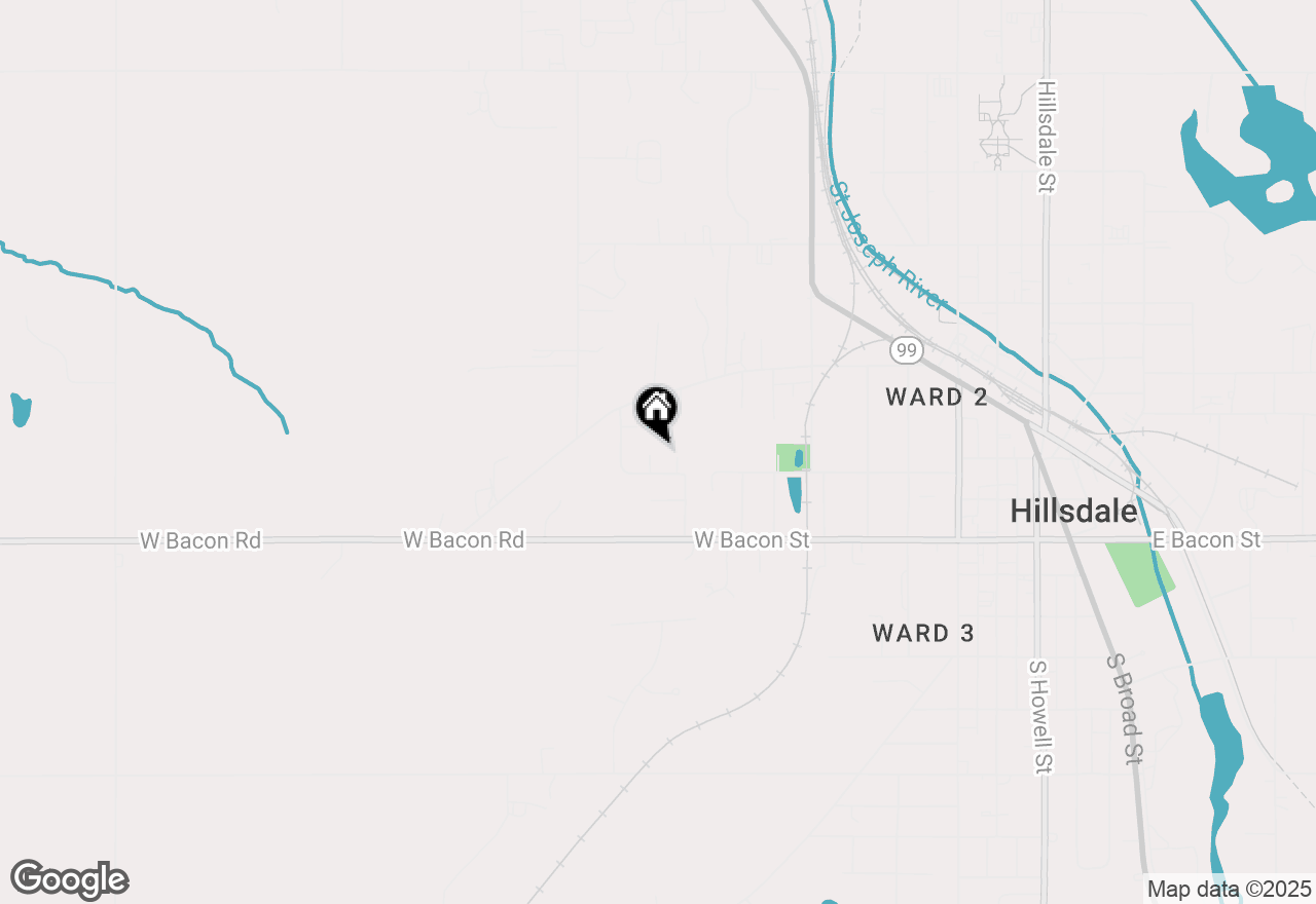 Map of 2 Azalea Court, Hillsdale, MI 49242