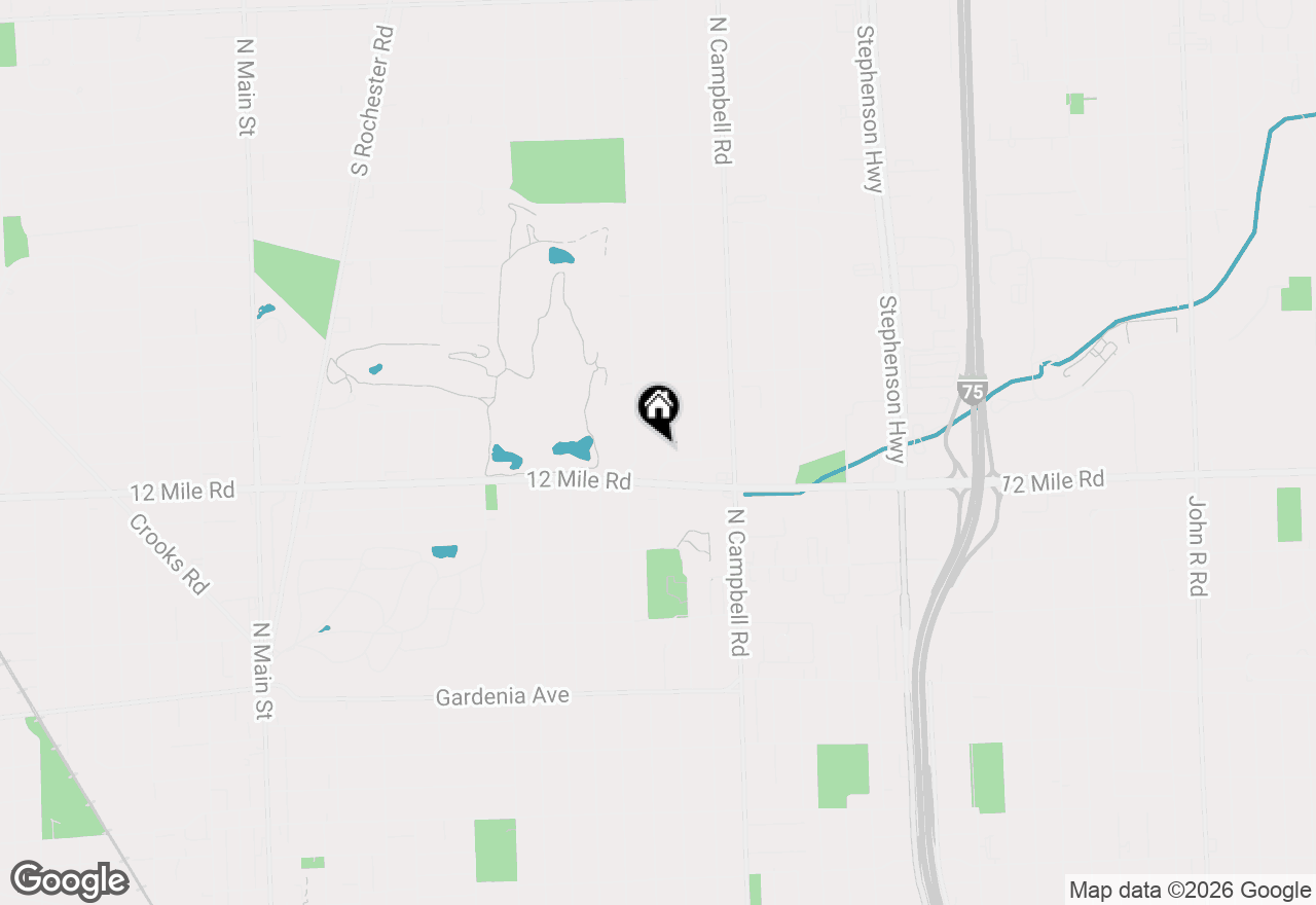 Map of 1907 N Connecticut Avenue, Royal Oak, MI 48073