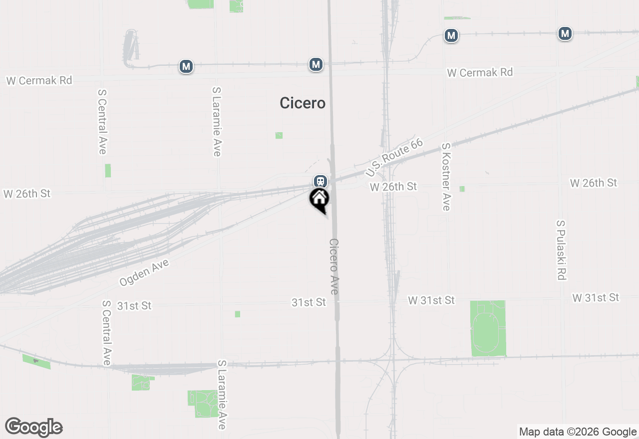 Map of 4825 W 28th Street, Cicero, IL 60804