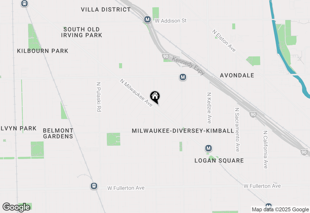Map of 3001 N Central Park Avenue #5, Chicago, IL 60618