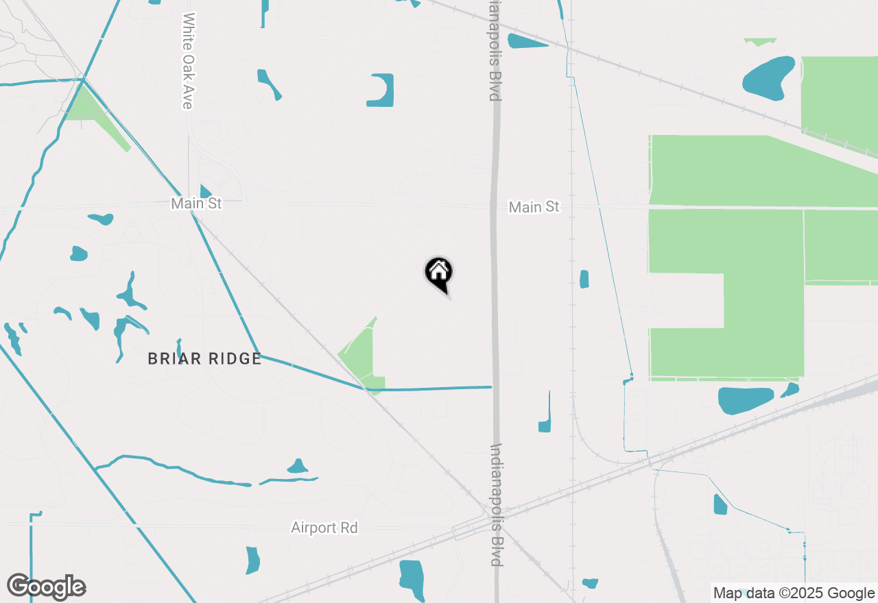 Map of 207 Bluegrass Drive, Schererville, IN 46375