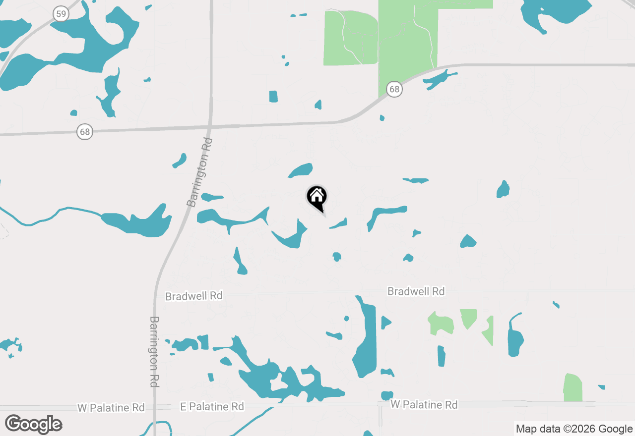 Map of 1520 Macalpin Circle, Inverness, IL 60010