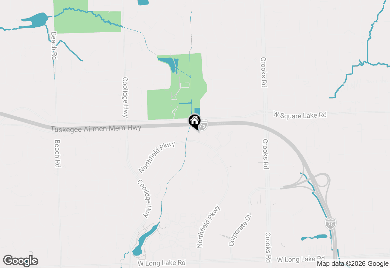 Map of 1798 Brentwood Drive, Troy, MI 48098