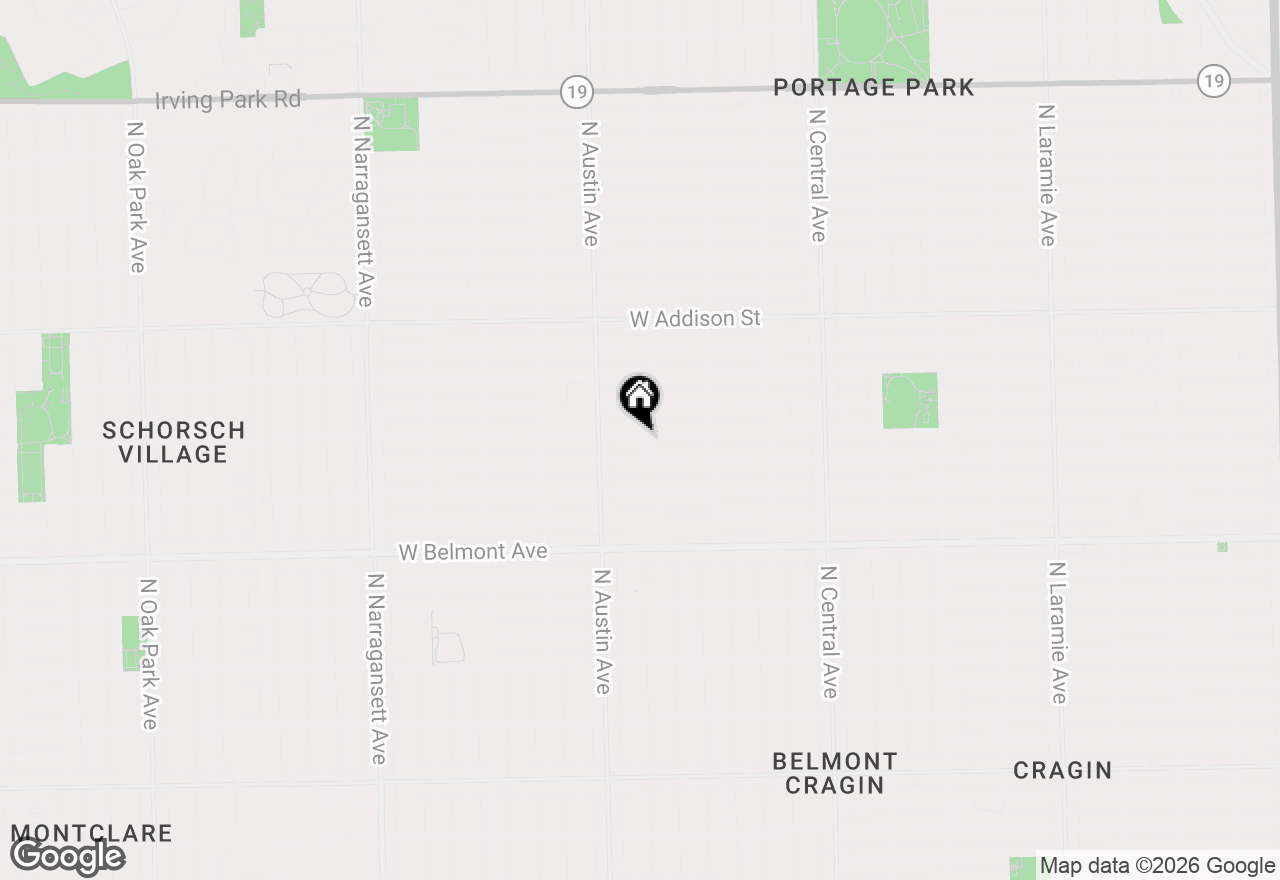 Map of 5915 W Roscoe Street, Chicago, IL 60634