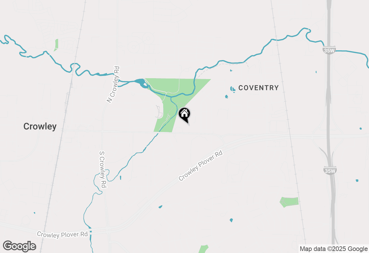 Map of 1101 E Main Street, Crowley, TX 76036