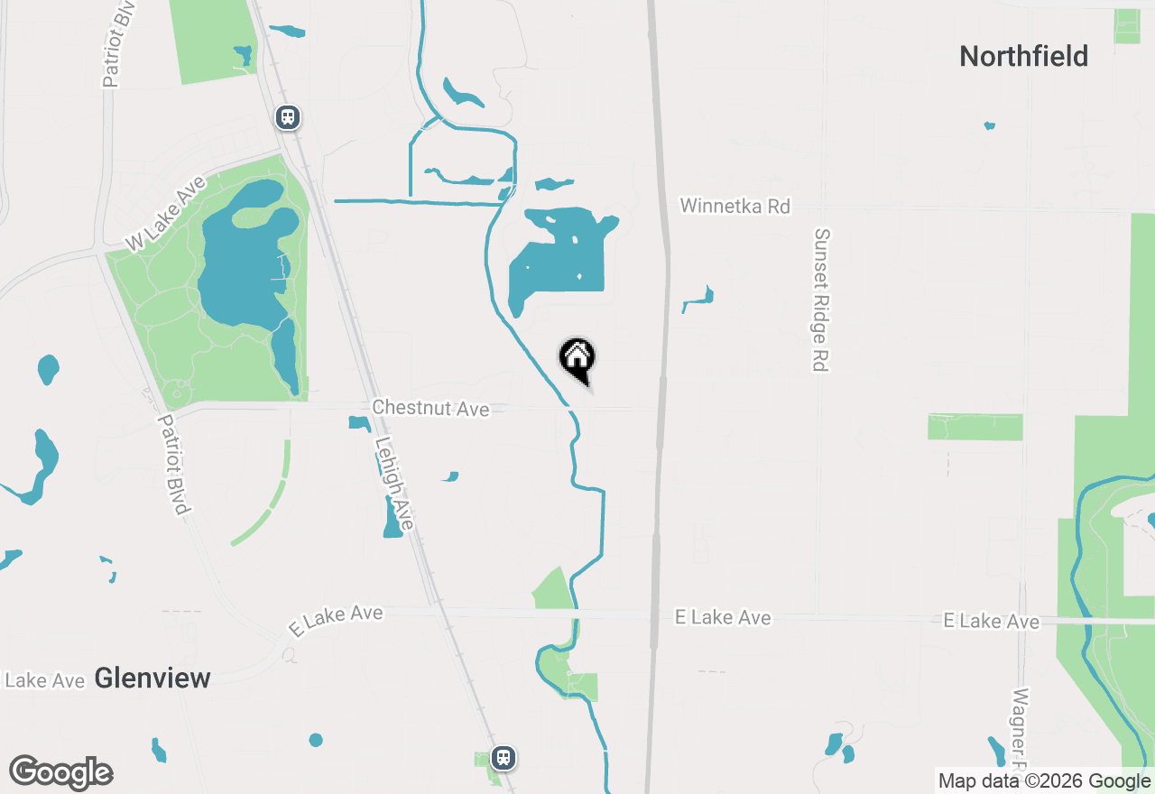 Map of 1809 Tanglewood Drive #G, Glenview, IL 60025
