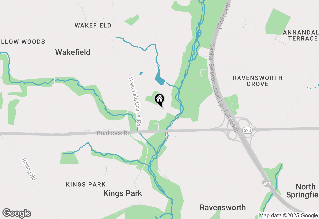 Map of 5107 Cliffhaven Drive, Annandale, VA 22003