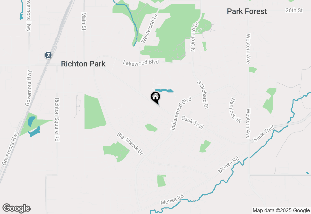 Map of 300 Meota Street, Park Forest, IL 60466