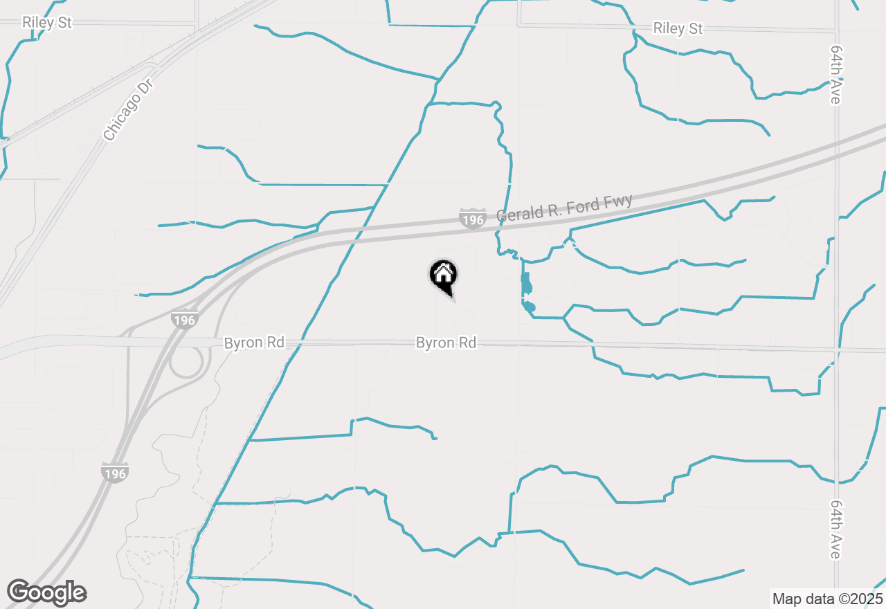 Map of 2494 Black Brook Drive, Zeeland, MI 49464