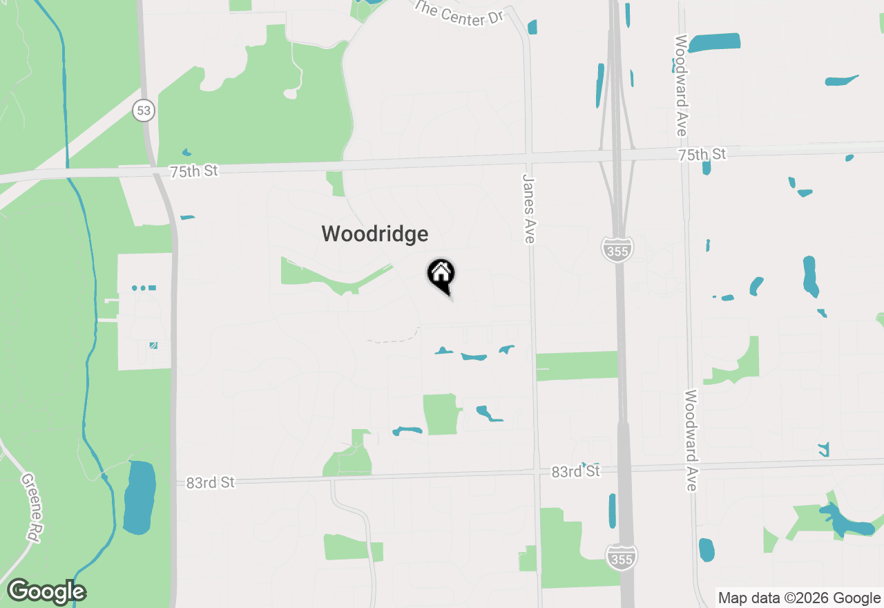 Map of 7831 Sprucewood Avenue, Woodridge, IL 60517