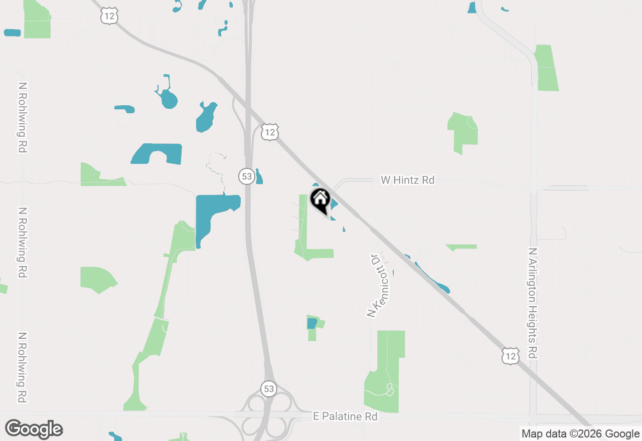 Map of 2716 N Greenwood Avenue, Arlington Heights, IL 60004