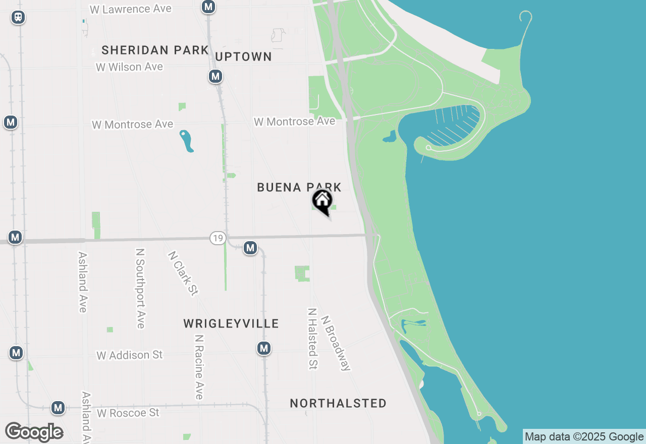 Map of 731 W Bittersweet Place #2S, Chicago, IL 60613