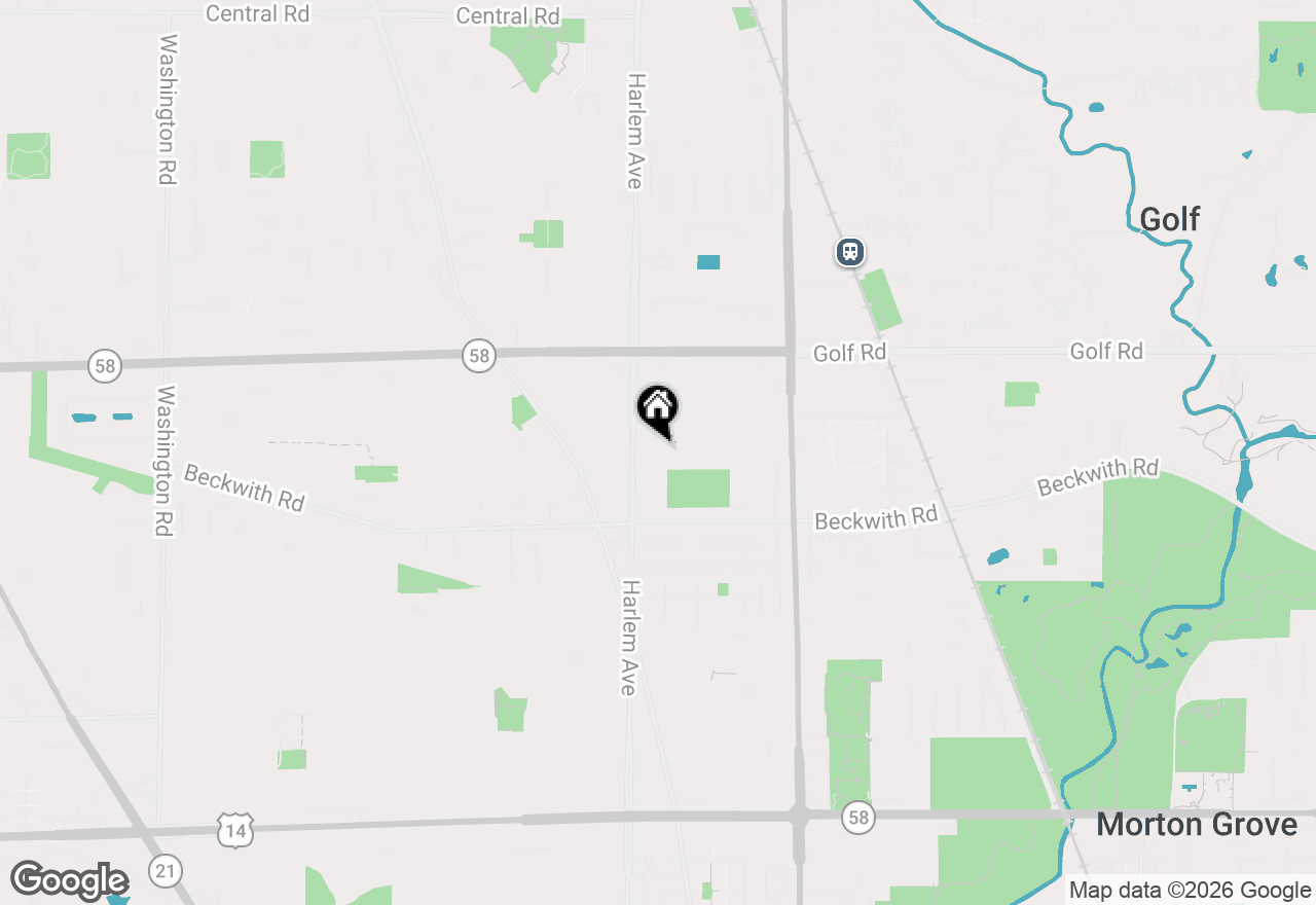 Map of 7128 Emerson Street, Morton Grove, IL 60053