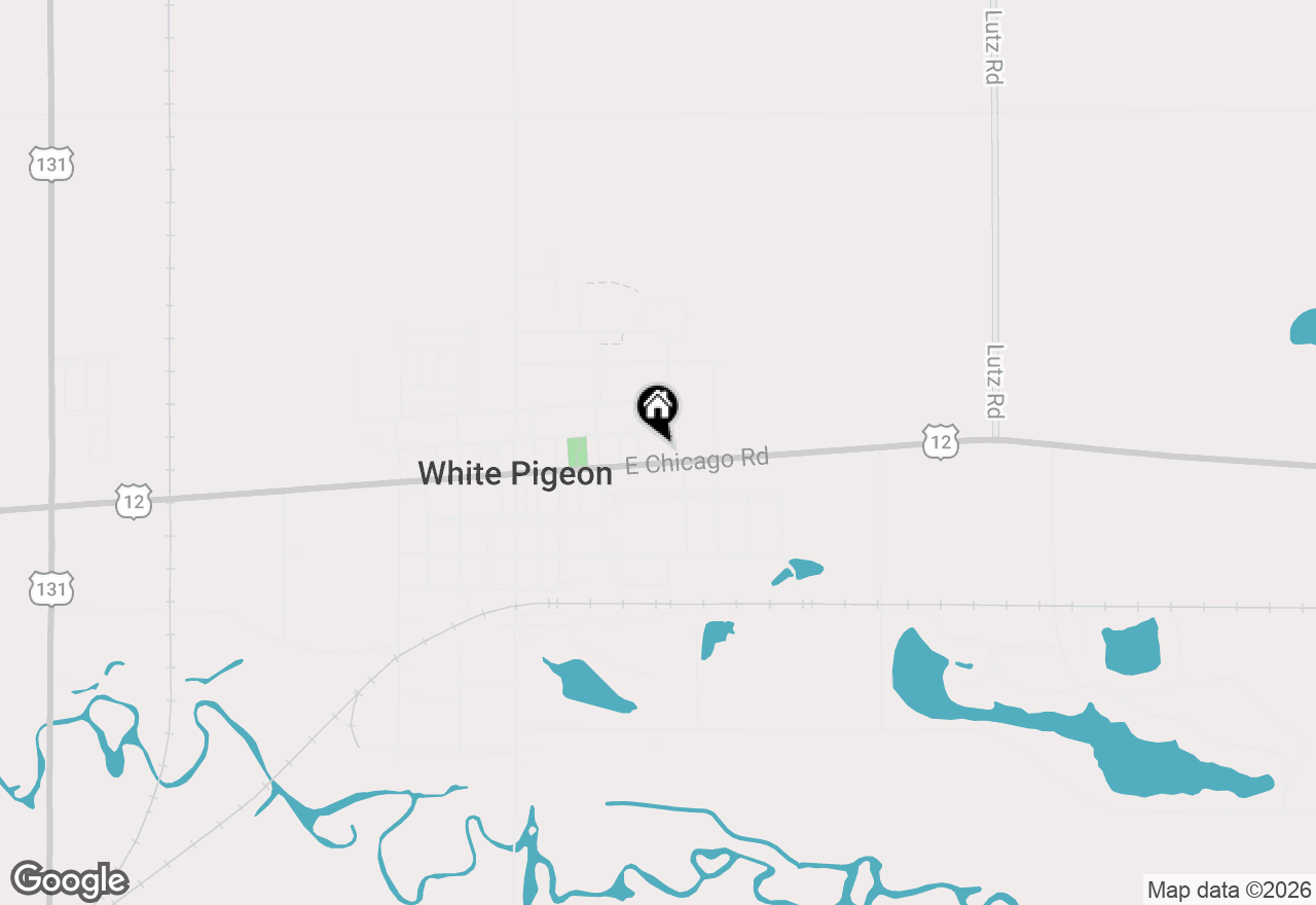 Map of 407 E Chicago Road, White Pigeon, MI 49099