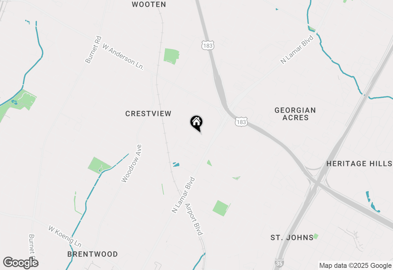 Map of 1000 Morrow St, Austin, TX 78757