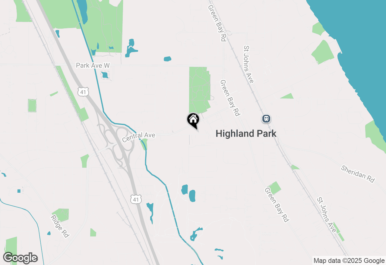 Map of 973 Deerfield Road, Highland Park, IL 60035