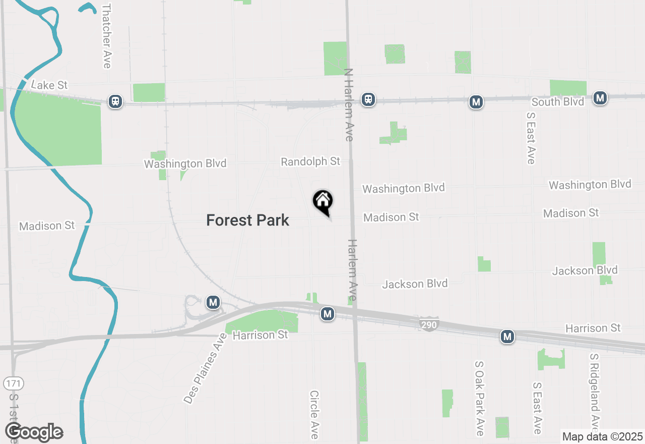 Map of 7300 Madison Street #110, Forest Park, IL 60130