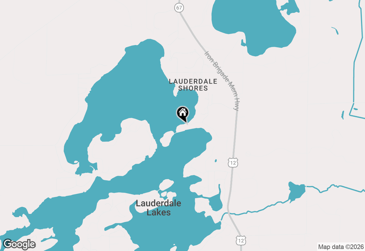 Map of W5284 Lauderdale Dr, Elkhorn, WI 53121