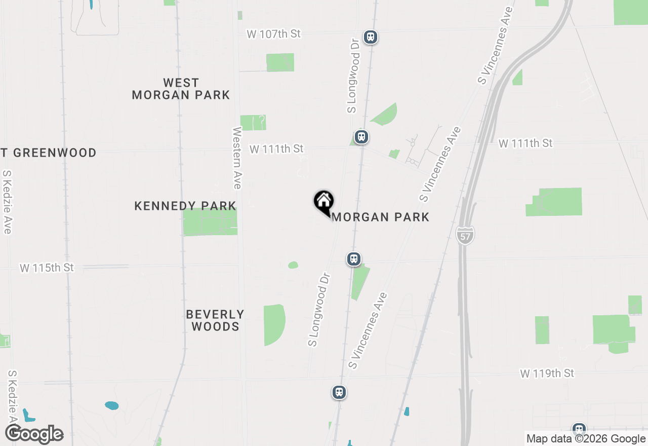 Map of 11333 S Lothair Avenue, Chicago, IL 60643