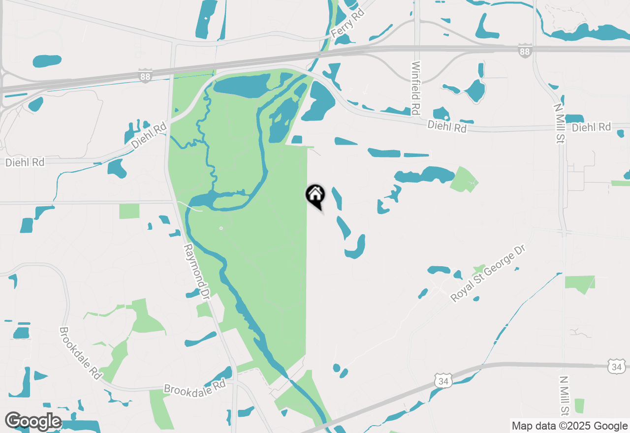 Map of 1533 Bonaventure Drive, Naperville, IL 60563