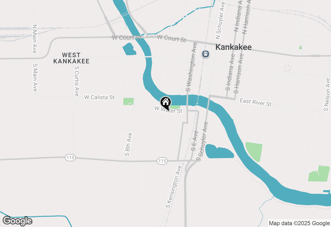 Map of 837 S 4th Avenue, Kankakee, IL 60901