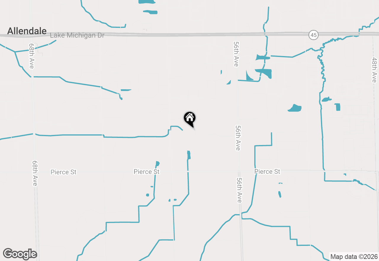 Map of 10635 Tallpine Lane, Allendale, MI 49401