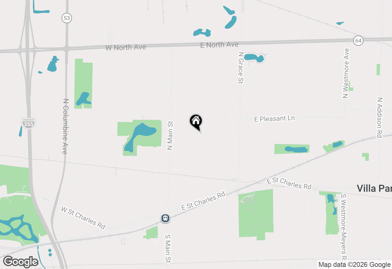 Map of 333 N Garfield Street, Lombard, IL 60148
