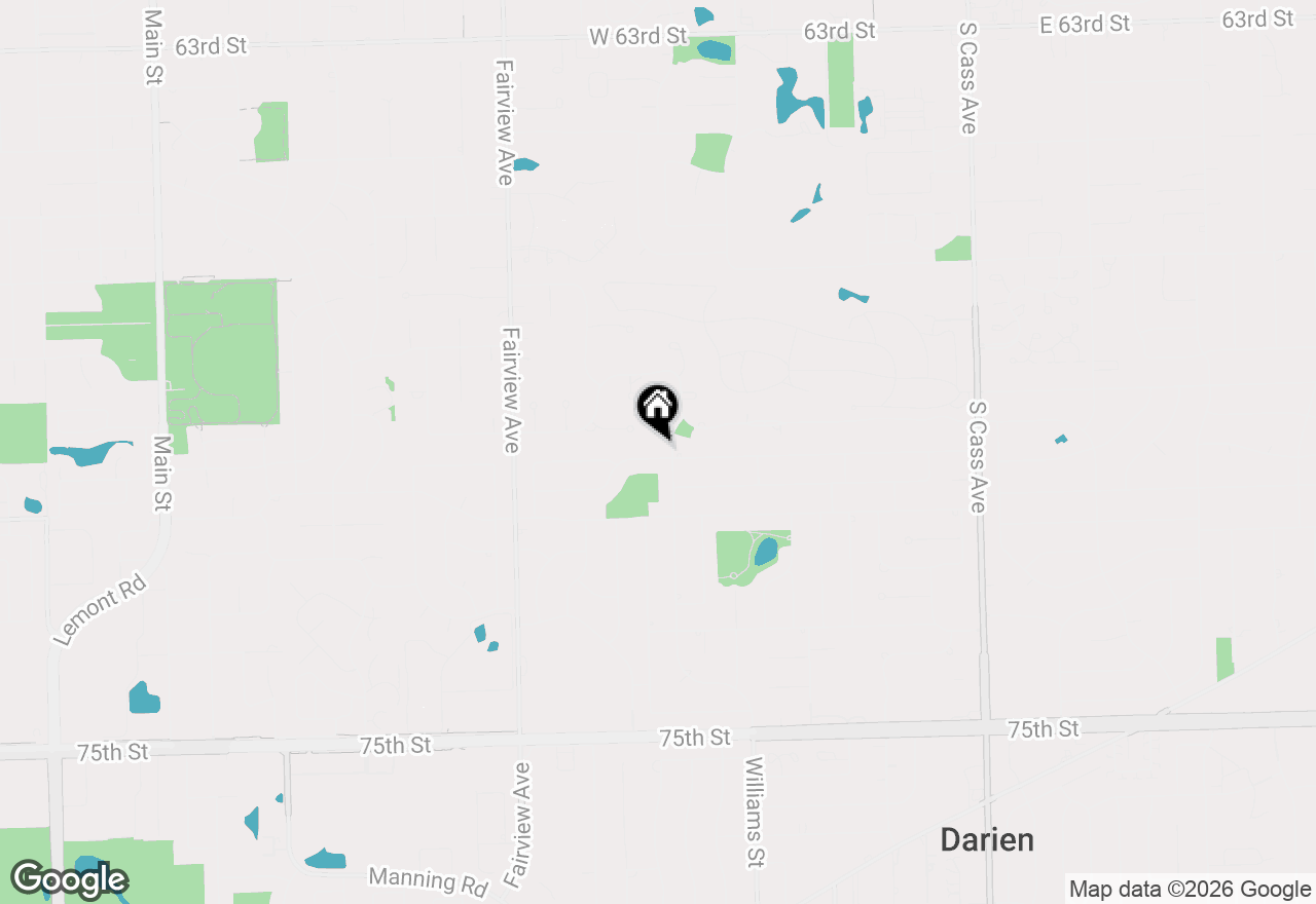 Map of 1706 Holly Avenue, Darien, IL 60561