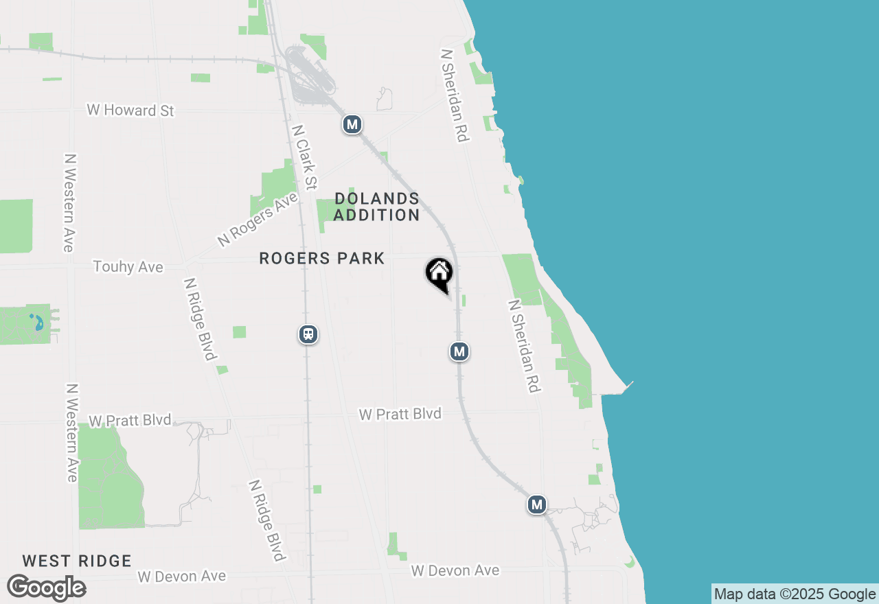 Map of 1430 W Greenleaf Avenue, Chicago, IL 60626