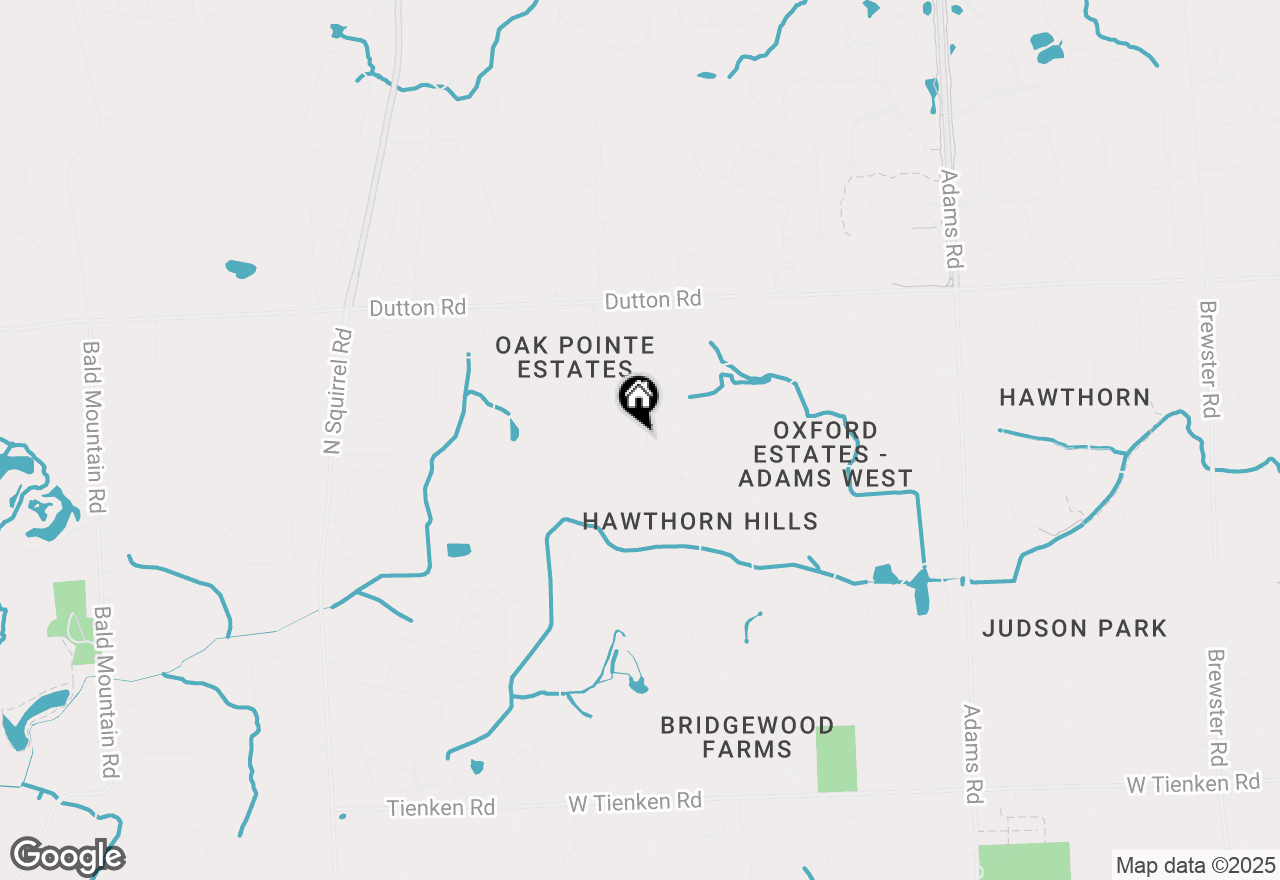 Map of 3674 Merriweather Lane, Rochester Hills, MI 48306