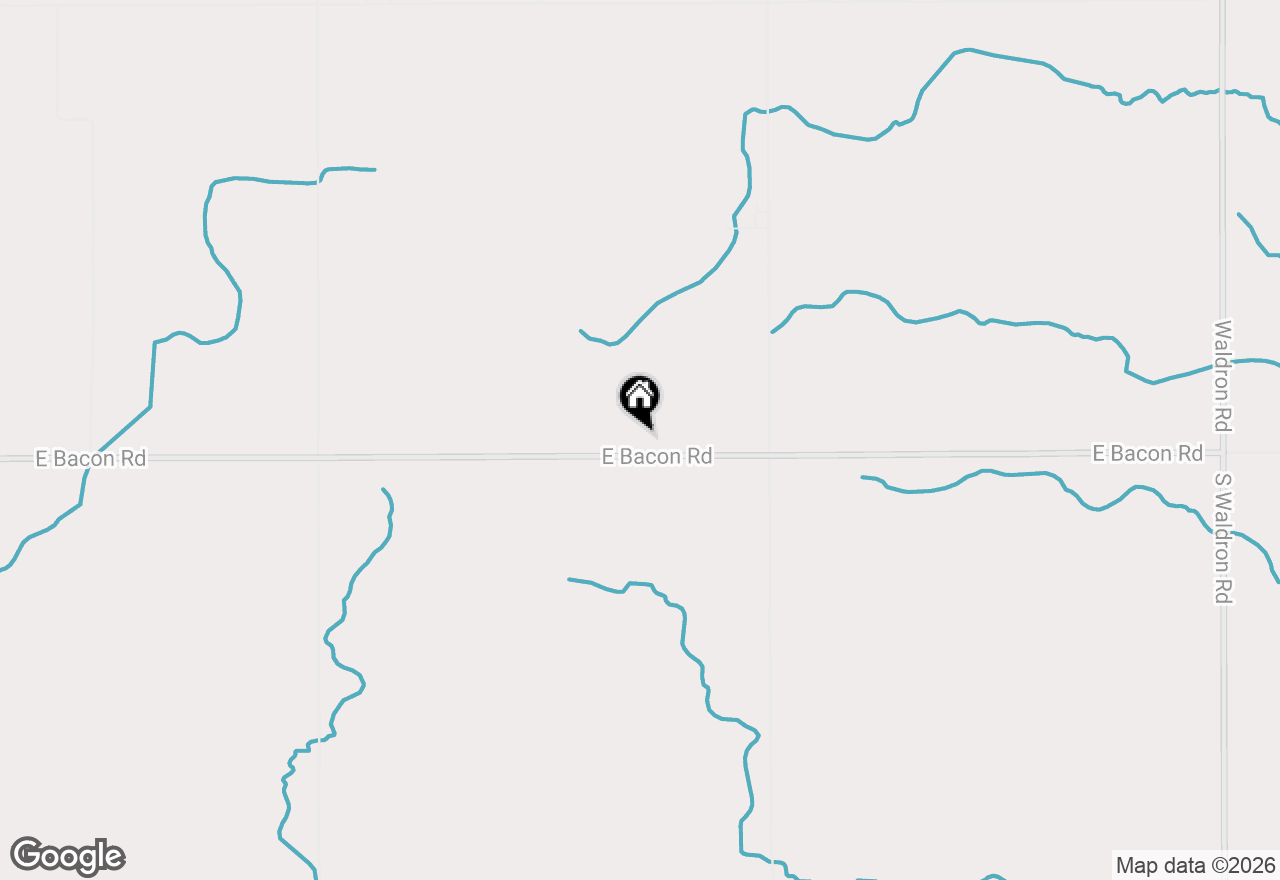 Map of 10720 E Bacon Road, Pittsford, MI 49271